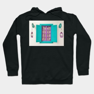 window with the lamp of the lantern Hoodie